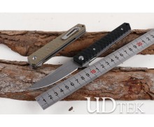 Gentleman fast opening folding knife with 2 colors UD405181